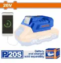 Cargador de Celular - Fuente de Poder Inalámbrica 20V - Función LED - No Incluye Batería Ni Cargador - Adaptador De Corriente - UPS - Wadfow