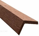 Moldura terminal deck Chocolate - ángulo - largo 2200 mm
