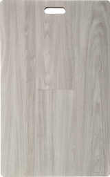 [PF-8001] Caja piso SPC - 5 mm - Sistema Clic - Álto tráfico - White wood -  Manto padding incluido - PF-8001