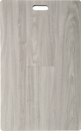 [PF-8001] Caja piso SPC - 5 mm - Sistema Clic - Álto tráfico - White wood -  Manto padding incluido - PF-8001