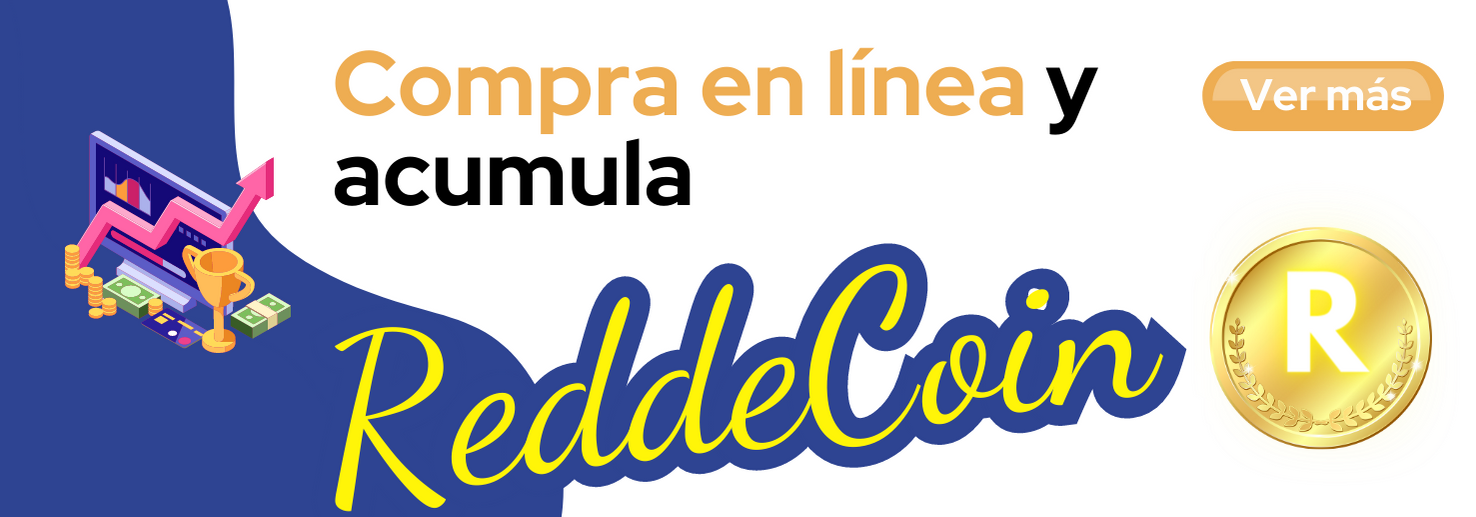 Compra en linea y acumula ReddeCoin